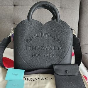 Tiffany & Co. Black Heart Tote